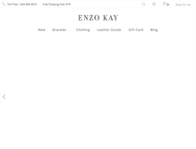 Tablet Screenshot of enzokay.com